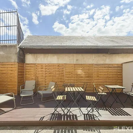 Charming 16m In 20 With Shared Terrace Parigi